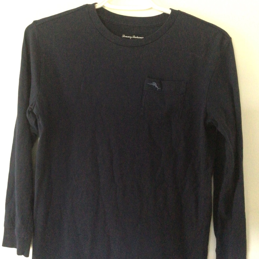 Never worn Tommy Bahama navy long sleeve tee